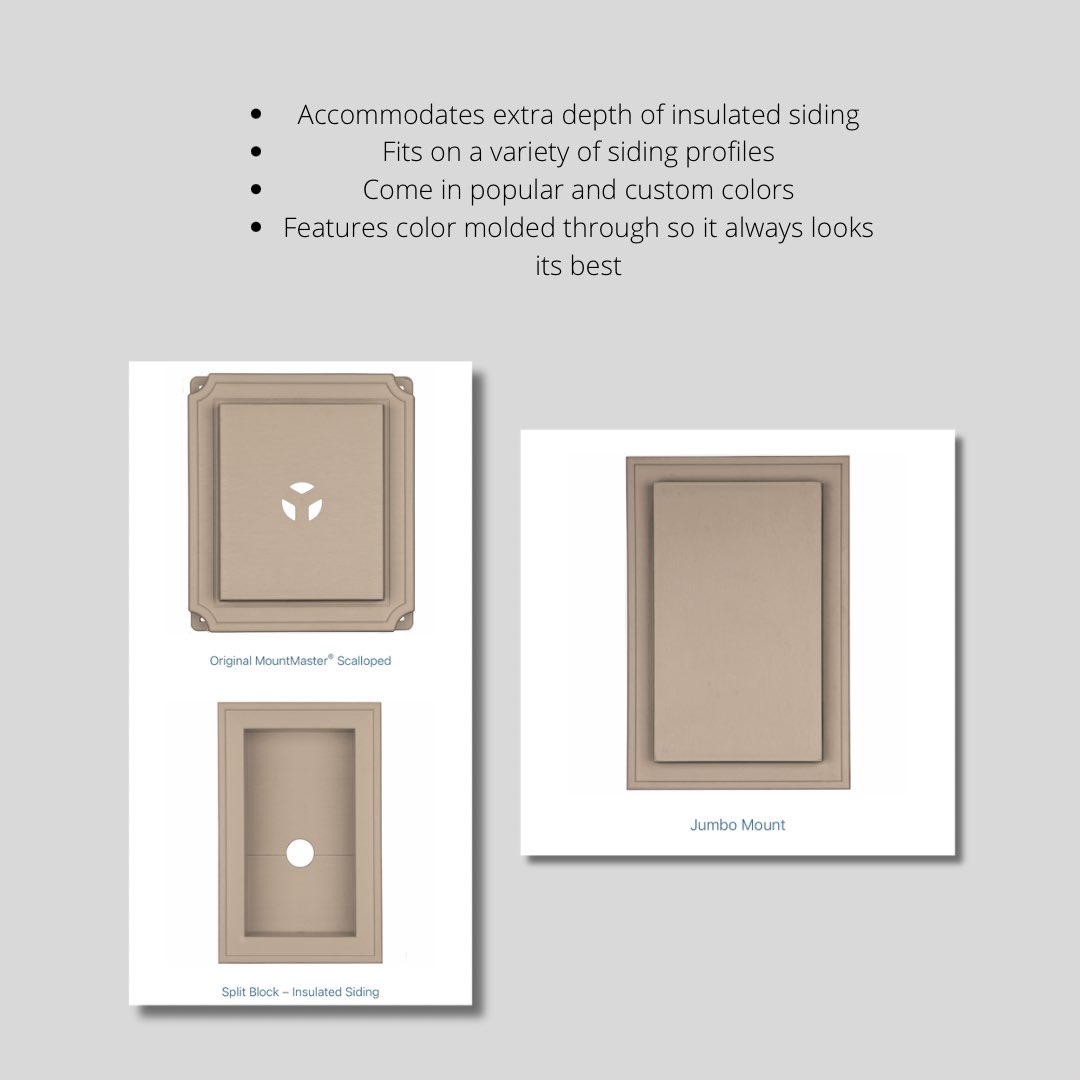 LakesSales's tweet photo. The mounting blocks by Mid-America from Westlake Royal Building Products are ideal for concealing cut ends and providing a flat, uniform surface on lap siding or stone to mount fixtures, outlets, spigots and more.
#midamerica #greatlakessales #westlakeroyalbuildingproducts https://t.co/jFRhbXv29Q