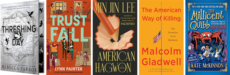 dplslibraries's tweet photo. This week the Defiance Public Library System has 78 new books.  New items include Threshing Day, Trust Fall, American Hagwon, The American Way of Killing, The Jungle of Carabanana, Murder at the Grand Alpine Hotel, Ruthless, Building 903, and Brady. https://t.co/r6MB2cbjxp https://t.co/f8lthINKst