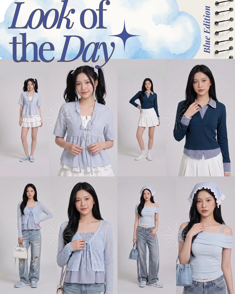 thingcutesy's tweet photo. 💙REKOMEDASI BAJU LUCU — BLUE EDITION💙

#ootd #bajulucu #bajukonser https://t.co/yNP2remmzQ