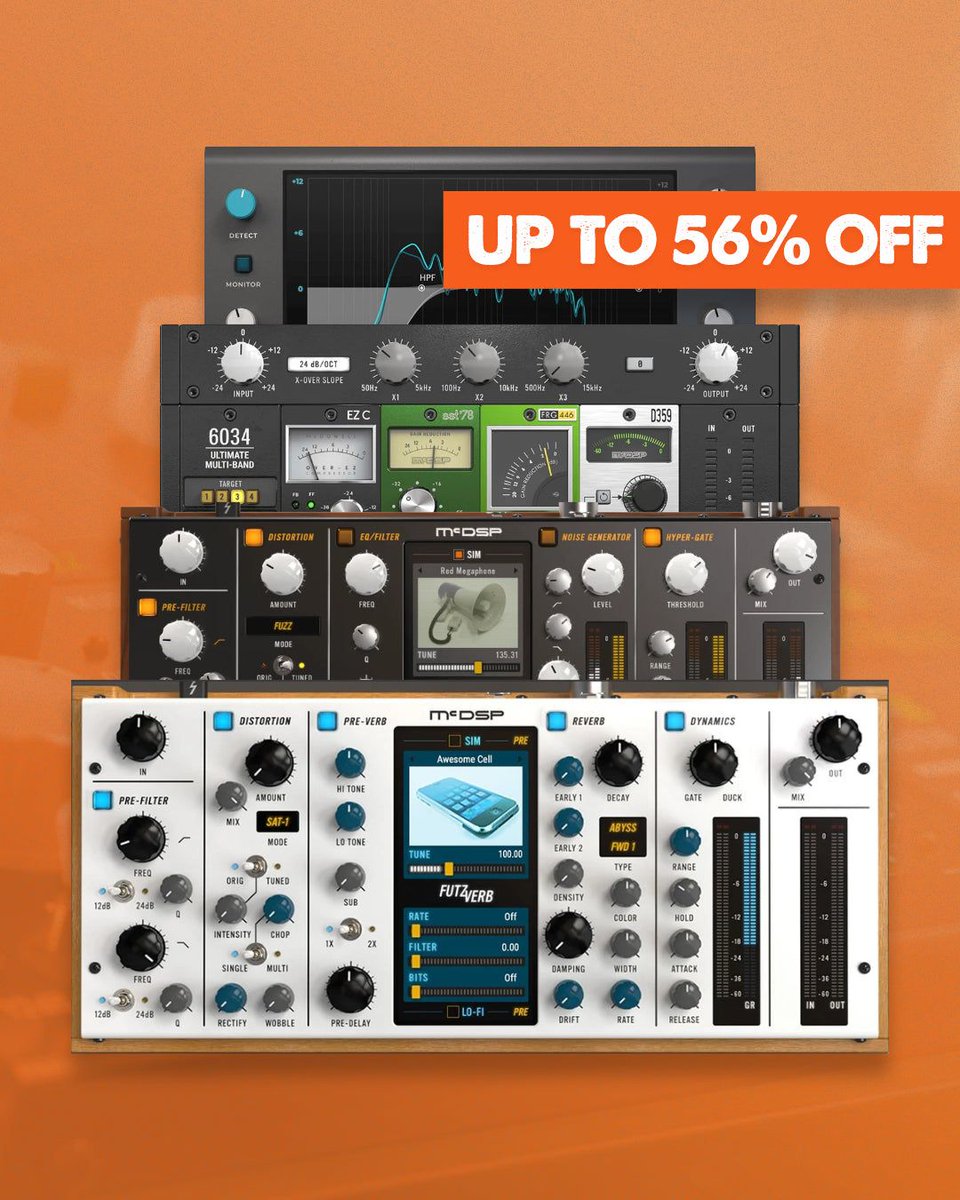 pluginfox's tweet photo. McDSP Halloween Sale 🎃
Save up to 56% on select plugins
Buy here - https://t.co/94l9Vfsgi1
Sale ends November 3rd ⏰

#mcdsp #pluginfox #plugindeals #pluginsales #dtm #plugins #vstplugins https://t.co/eY5p7MoJ12