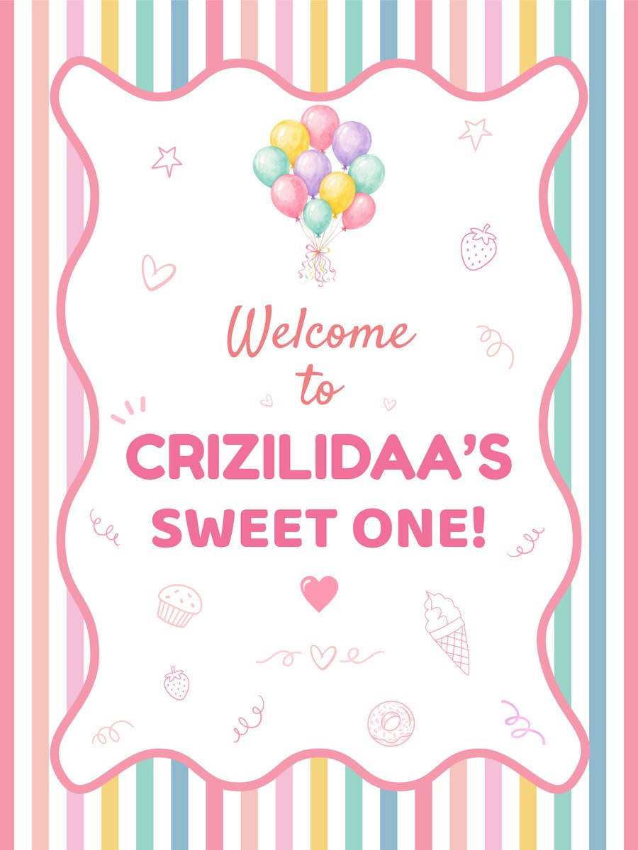 ShowPixelLab's tweet photo. One Sweet 1st Birthday Party Bundle🎂

Editable Canva templates for:
🎉 Birthday Invitation
📱 Mobile Invite
🧁 Cupcake Toppers
💌 Thank You Card
🎁 Favor Tag
🎈 Welcome Sign
Easy to edit &amp; print
Available on Etsy: 
https://t.co/gggQiacXPt

#Etsy #FirstBirthday #CanvaTemplate https://t.co/B3mui8XIEN