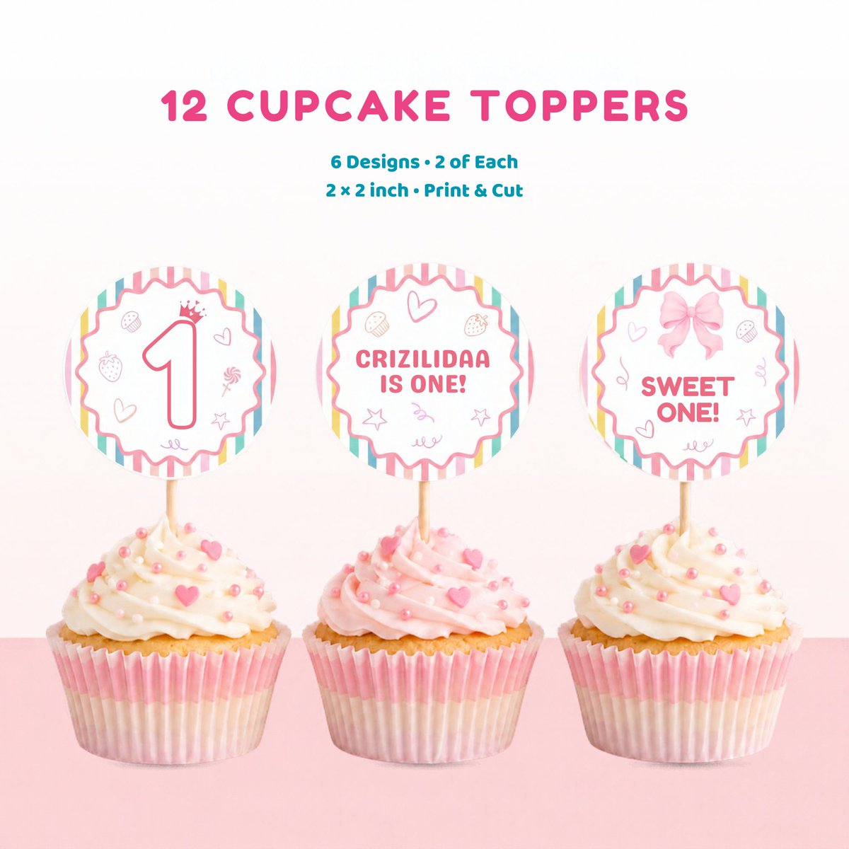 ShowPixelLab's tweet photo. One Sweet 1st Birthday Party Bundle🎂

Editable Canva templates for:
🎉 Birthday Invitation
📱 Mobile Invite
🧁 Cupcake Toppers
💌 Thank You Card
🎁 Favor Tag
🎈 Welcome Sign
Easy to edit &amp; print
Available on Etsy: 
https://t.co/gggQiacXPt

#Etsy #FirstBirthday #CanvaTemplate https://t.co/B3mui8XIEN