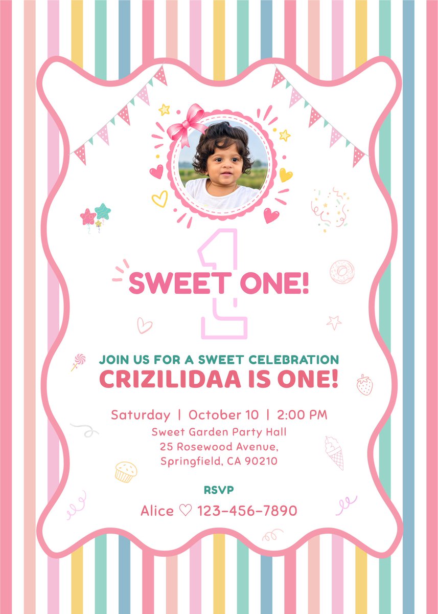 ShowPixelLab's tweet photo. One Sweet 1st Birthday Party Bundle🎂

Editable Canva templates for:
🎉 Birthday Invitation
📱 Mobile Invite
🧁 Cupcake Toppers
💌 Thank You Card
🎁 Favor Tag
🎈 Welcome Sign
Easy to edit &amp; print
Available on Etsy: 
https://t.co/gggQiacXPt

#Etsy #FirstBirthday #CanvaTemplate https://t.co/B3mui8XIEN