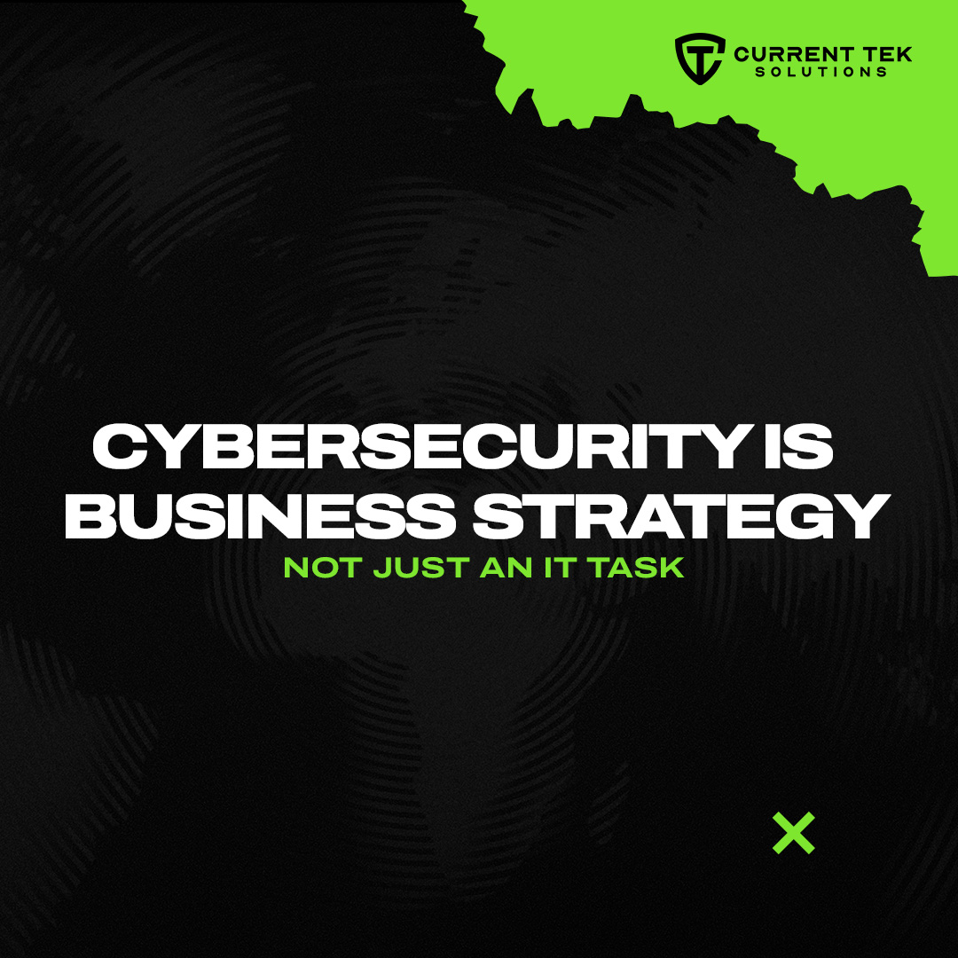currentTEK's tweet photo. Cybersecurity isn’t just an IT responsibility. Leadership decisions around access, budgets, vendors, and risk all shape how well the business is protected. Strong security starts with shared ownership. #TechnologyLeadership #RiskManagement #CurrentTEKSolutions https://t.co/wb3xypcGbL