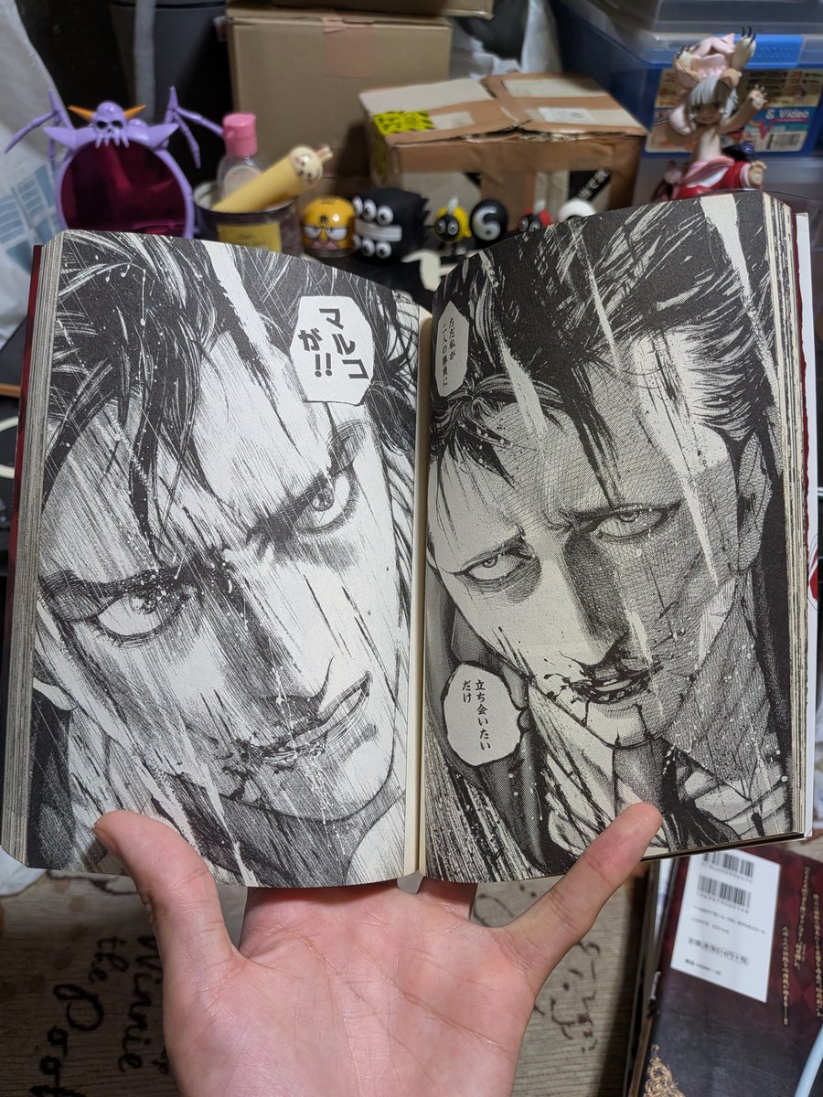 chicunmeixi's tweet photo. 今までん読んできた漫画の中でも、余裕で上位に来るくらい好きな顔面ドアップ。 https://t.co/3YxywTCsYV