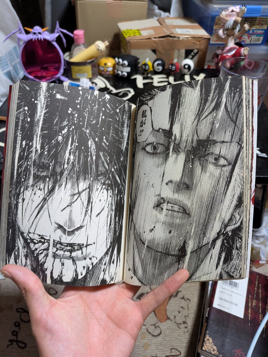 chicunmeixi's tweet photo. 今までん読んできた漫画の中でも、余裕で上位に来るくらい好きな顔面ドアップ。 https://t.co/3YxywTCsYV
