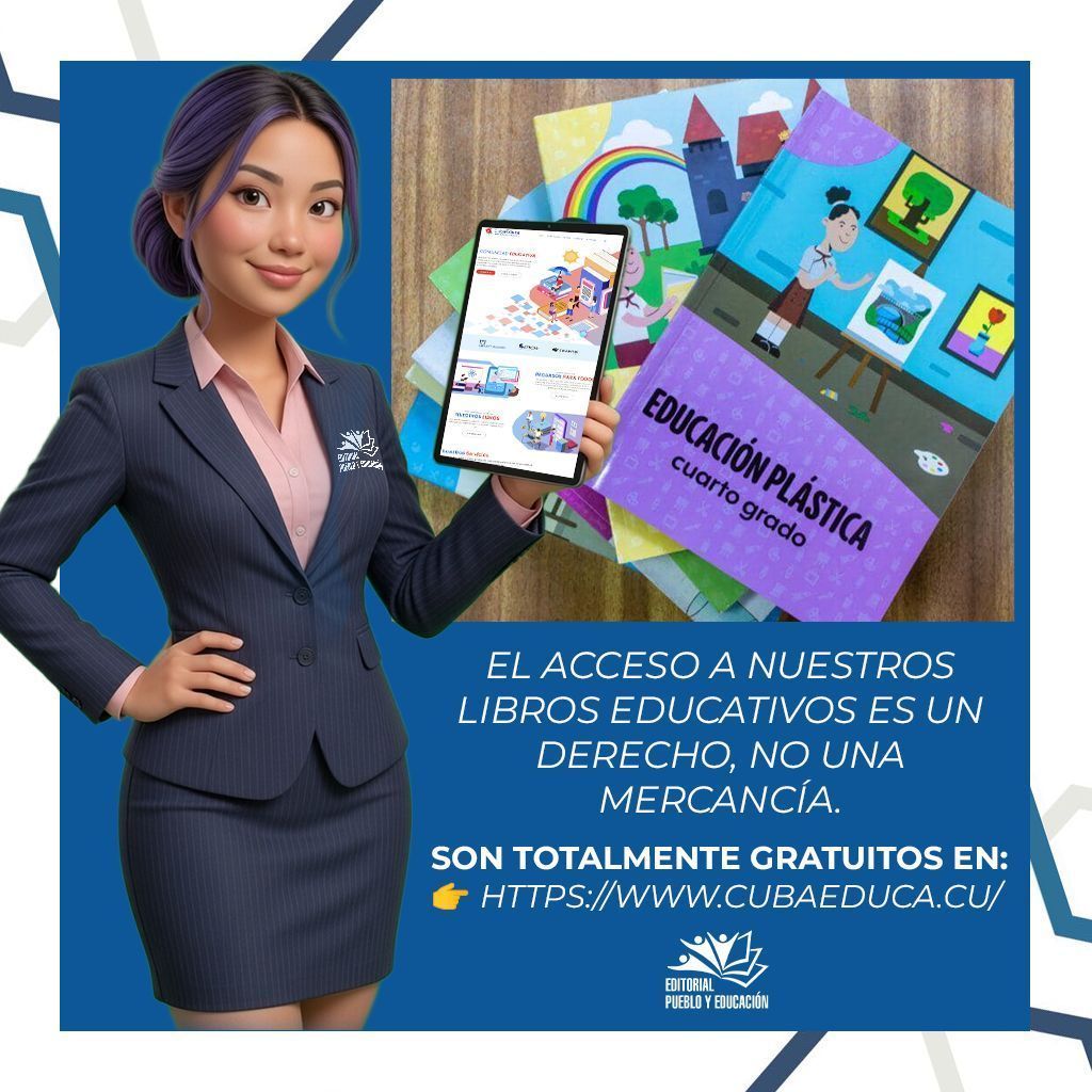 PuebloEditorial's tweet photo. 📢 ¡Aviso importante!

El acceso a nuestros libros educativos es un derecho, no una mercancía. Son totalmente GRATUITOS en:
👉 https://t.co/QuYAxEUJ7y

🛑 Está terminantemente PROHIBIDA su venta. Denuncia cualquier intento de comercialización.

#Educación #LiteraturaParaTodos https://t.co/epRLXZafEu