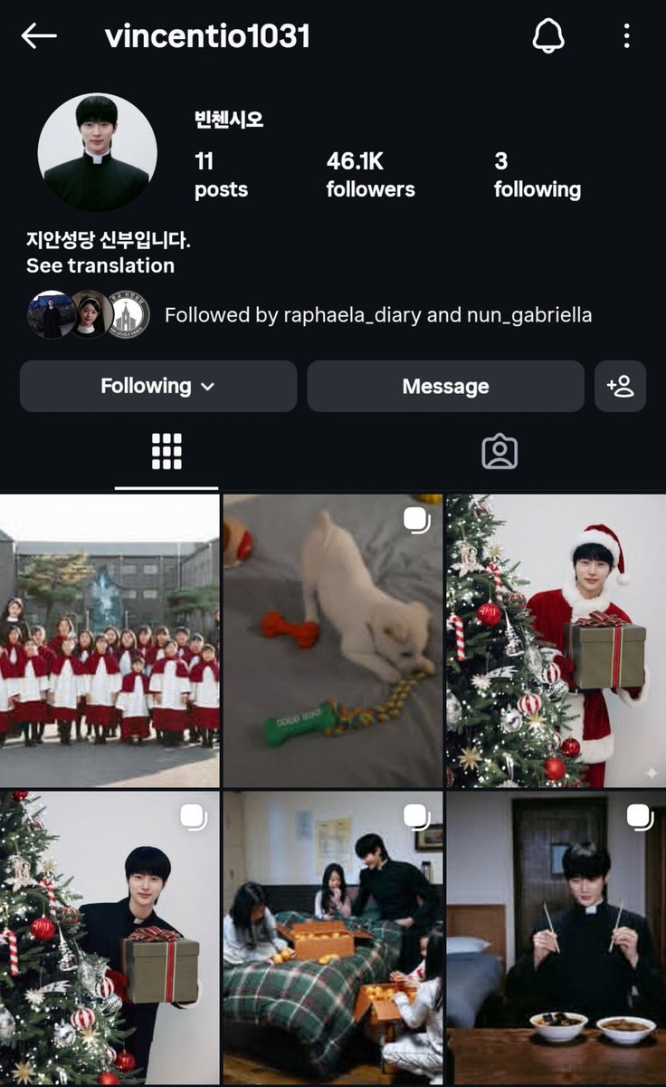 byeonwoonist's tweet photo. vincentio's ig account is back(?) i thought it had been deactivated already… are we getting him back for a new campaign or what?? 😌 https://t.co/rMmec30RL2