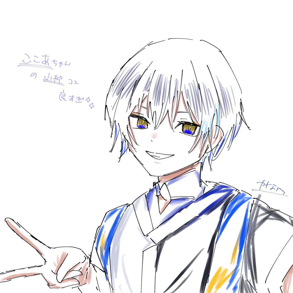 r_w9_'s tweet photo. ここあちゃんの🐺がよすぎたっていう落描き🫶🏻
コス写を真似て描くのは初めてで難しかったけど楽しかったありがとう😻😻🩷🩷

いつもと絵柄違くなったのはなぜだ😭😭 https://t.co/eouXTVDreP