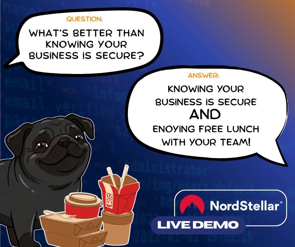 InfoPathways's tweet photo. Is someone else using YOUR brand? Most businesses don't find out until a customer does.

Join us October 13 at 2:00 PM ET for a demo of NordStellar and just for showing up: everyone who attends the session is entered to win a $200 Uber Eats gift card. 🍽️

https://t.co/RdqE0tWf17 https://t.co/cmaTtUBxvt
