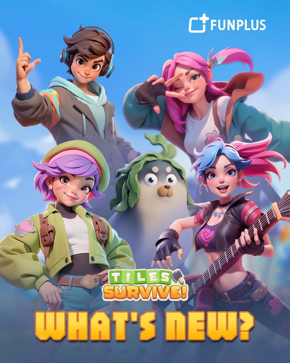 FunPlusGames's tweet photo. 🎉 With 50K+ Chiefs on Discord and 100K+ on Fb, the Tiles Survive! community keeps growing! What’s new?
▪️ New Pet System
▪️ New Hero: Lava
▪️ Gift System upgrades
▪️ More updates &amp; improvements

Ready to join the adventure? Download Tiles Survive! and start playing today! 🎮 🔥 https://t.co/1PkXSSzu1i