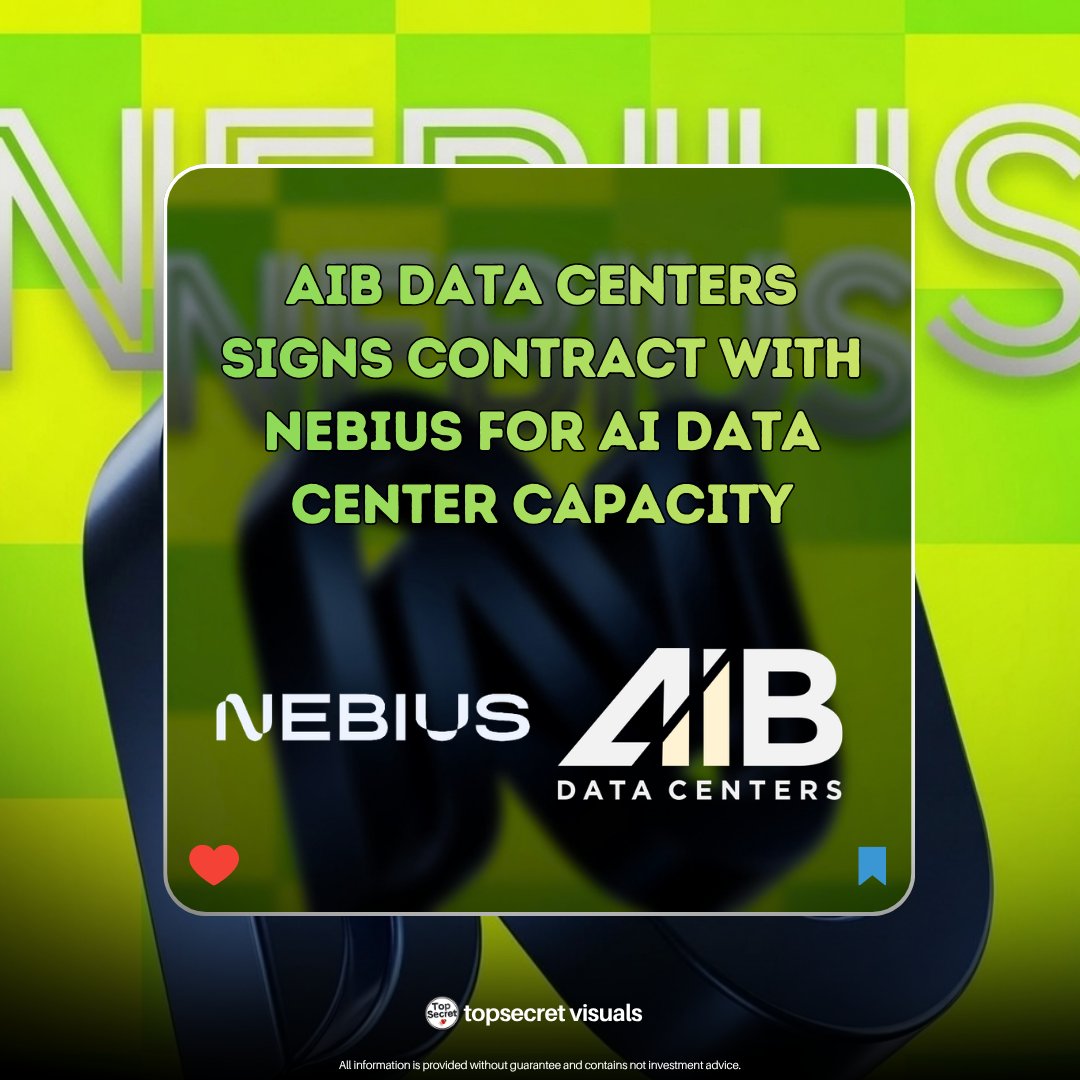 topsecretstocks's tweet photo. 🚨 $AIB just locked in a 12-year deal with $NBIS for 50 MW of AI data center capacity located in the southeastern United States.

Customer prepayments + project-level financing expected to fund most of the build, limiting shareholder dilution.

Optional renewals could increase total contract value. 👇
