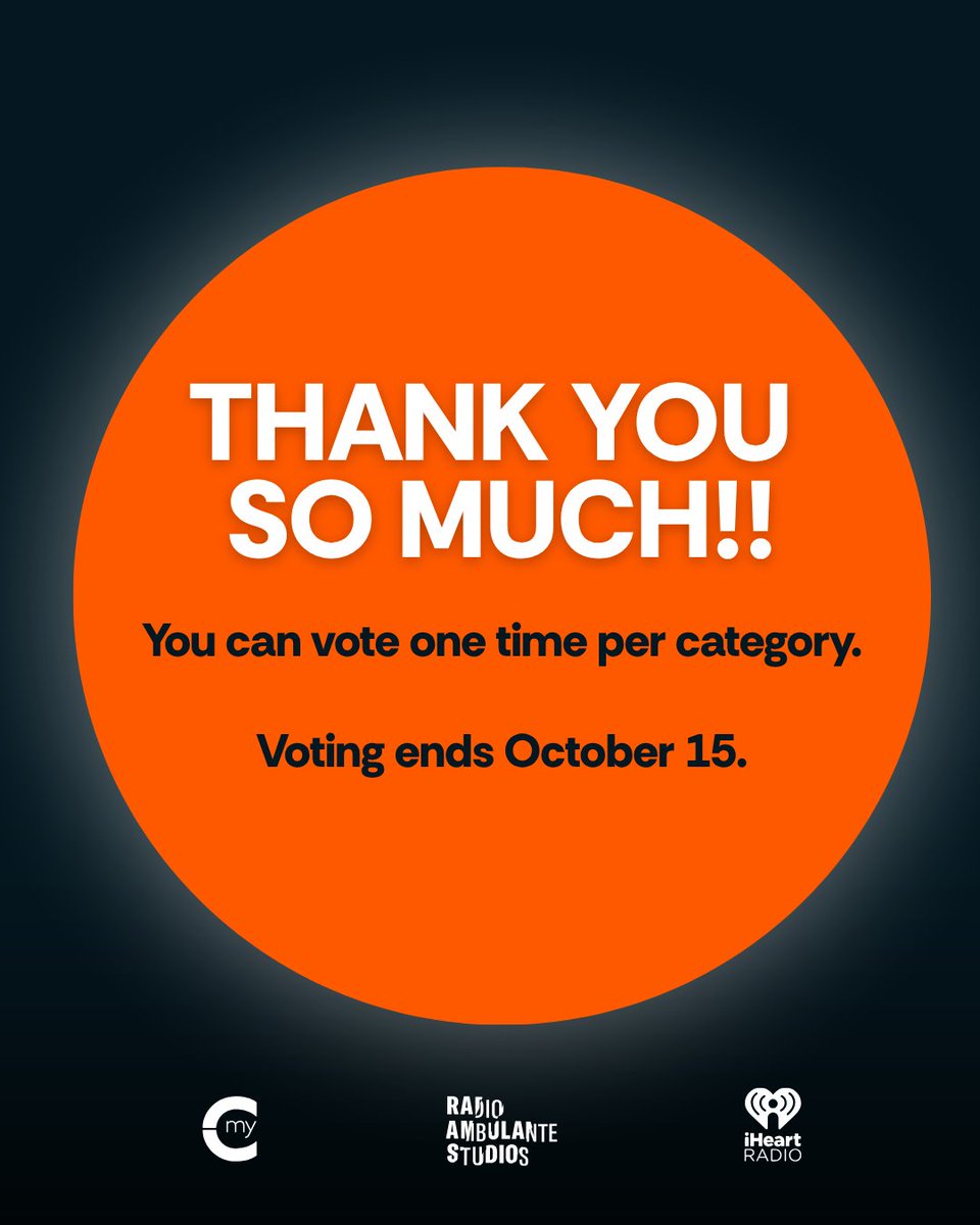 TheMomentPod's tweet photo. One year ago, we released The Moment with @JorgeRamosNews and @PaoRamos. Today, we found out the show is a finalist for a Signal Award (@signalawards) in the Best New Podcast category. We are honored!

Cast your vote here: https://t.co/2sSlaDInlV
Thanks for listening! https://t.co/LkUNq9hqGA