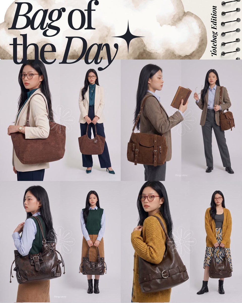 thingcutesy's tweet photo. 💼 REKOMENDASI TAS — TOTE BAG EDITION 💼

#rekomendasitas #totebag https://t.co/IMDpVOeIHb