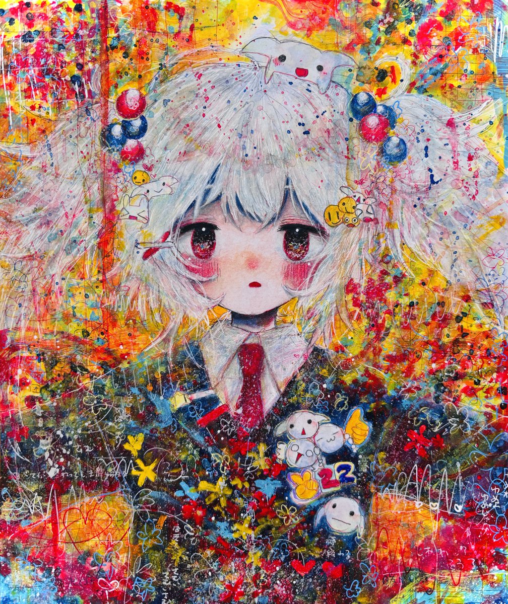 Kaikanaaaaa's tweet photo. 白髪赤目がすごく好きです https://t.co/fbWjT51ghq