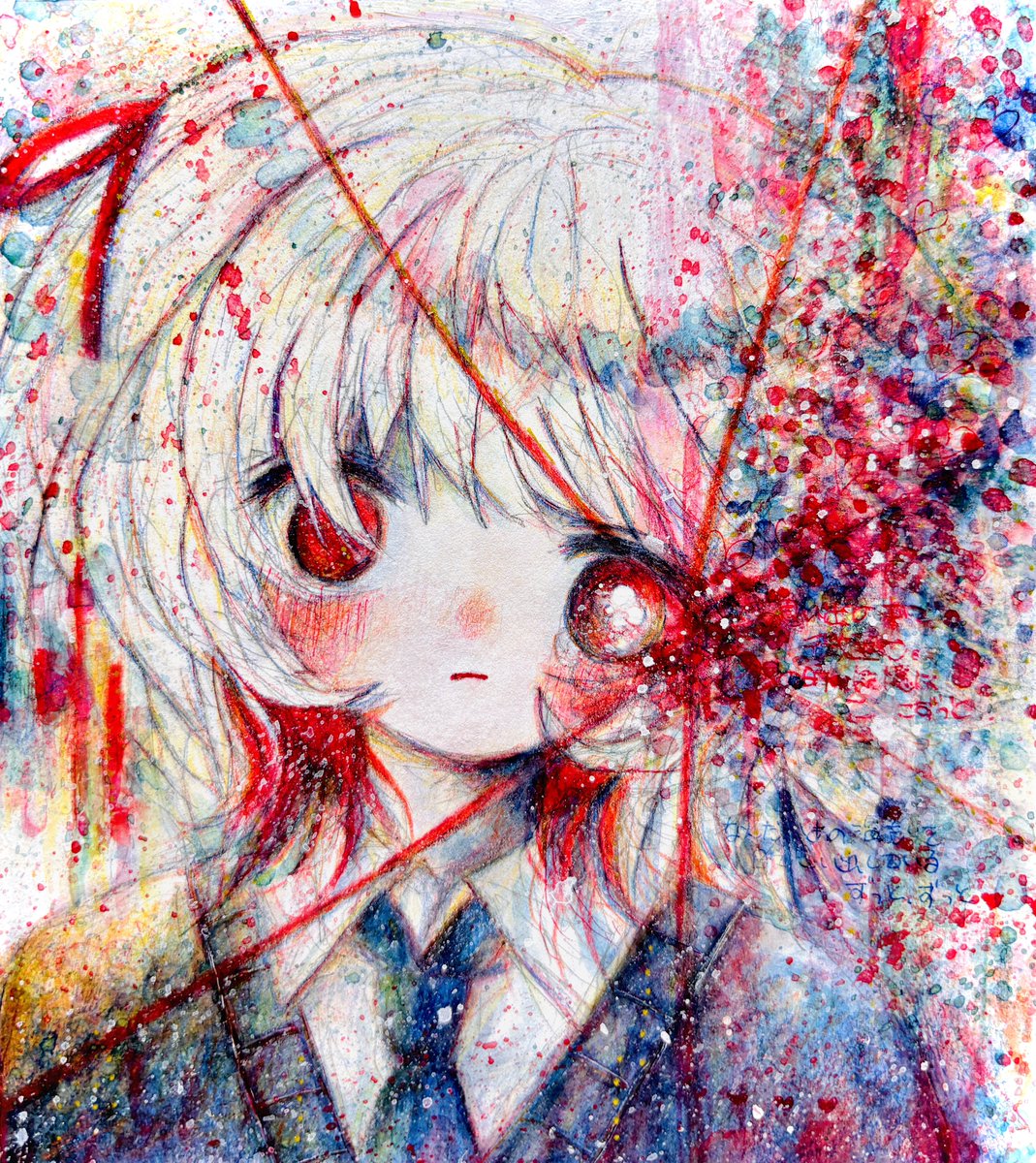 Kaikanaaaaa's tweet photo. 白髪赤目がすごく好きです https://t.co/fbWjT51ghq