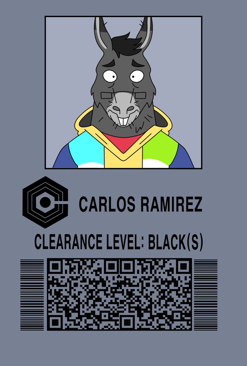 Cognitodonk's tweet photo. Ref sheet of Carlos Ramirez https://t.co/2Ss9LY344T