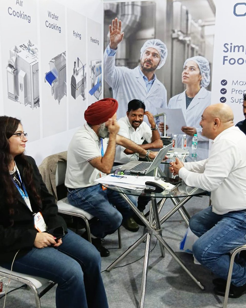OctoCoreGroup's tweet photo. Anuga Food Tec India is well underway, with great conversations and visitors from across South Asia.

Tomorrow is the final day. Visit us at booth E100 and let's talk about how to take your production forward.
#AnugaFoodTec #FoodProcessing #IQF #OctoCore https://t.co/1qXHHGwfv2