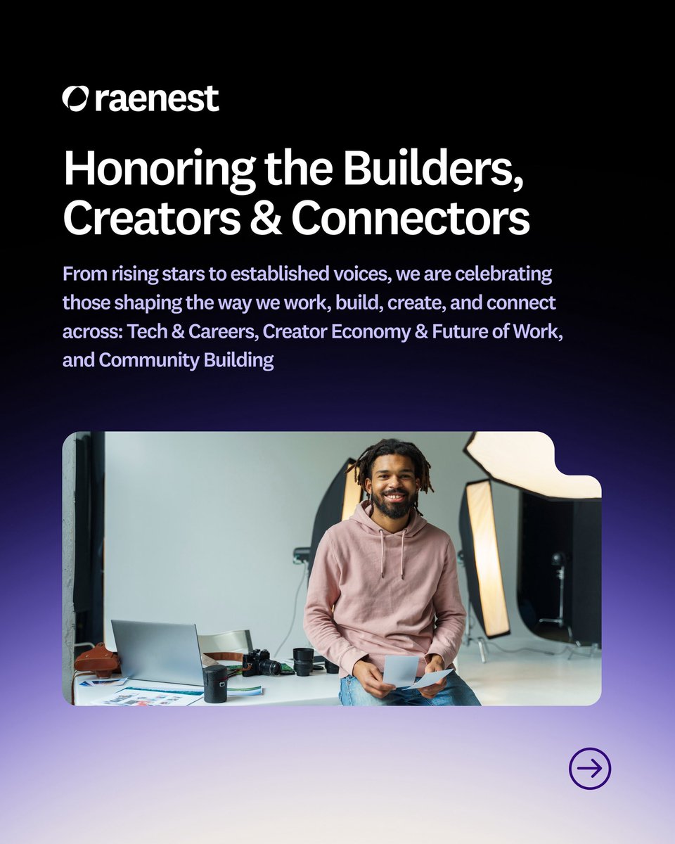 RaenestApp's tweet photo. The Raenest Community Impact Awards celebrate the people whose work creates real opportunity and empowerment for others. 🥇 https://t.co/guSrqiGwdL