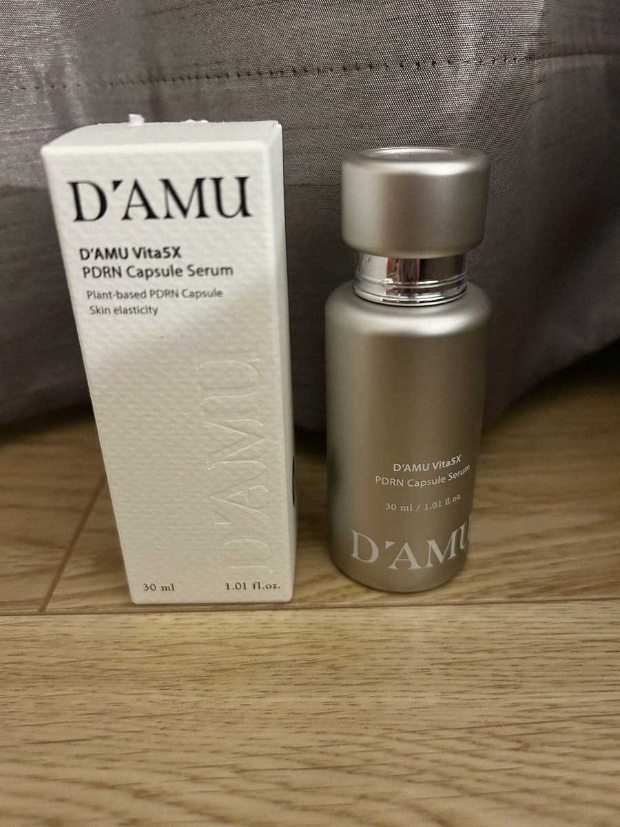 otoufuchan_tapi's tweet photo. DAMUのVITA5X PDRNカプセルセラム🥳

伸びが良くスッとなじんでベタつきません。朝晩どちらも使いやすいです。使い続けると肌にハリとうるおいが出てきたような感じがします。使い切ったらリピートしたいと思いました！

#DAMU #PDRN #美容液 #低刺激 #韓国コスメ https://t.co/VxnG6fKmbd