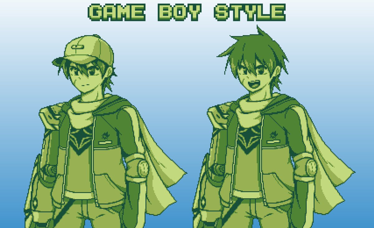 Jesse_JAT's tweet photo. [STREAM'S OVER]
Welp, finally done working on 3 Pixel Art PNG Model. That was a lot of work, especially with the final style one. I will gonna make it to a GIF to animate the Model

Also Thank @shenj25 for the raid!
And we raided @phaego before we end the stream https://t.co/qiz512MunX