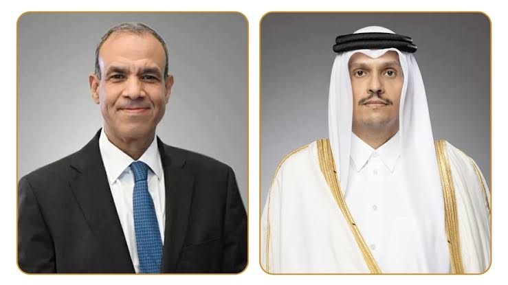 shearkhalefa's tweet photo. جرى اتصال هاتفي بين معالي الشيخ محمد بن عبدالرحمن بن جاسم آل ثاني، رئيس مجلس الوزراء وزير الخارجية، وسعادة الدكتور بدر عبد العاطي، وزير الخارجية المصري، تناول العلاقات الأخوية بين البلدين وسبل تعزيز التعاون المشترك في مختلف المجالات. https://t.co/UcR0Z8lECg