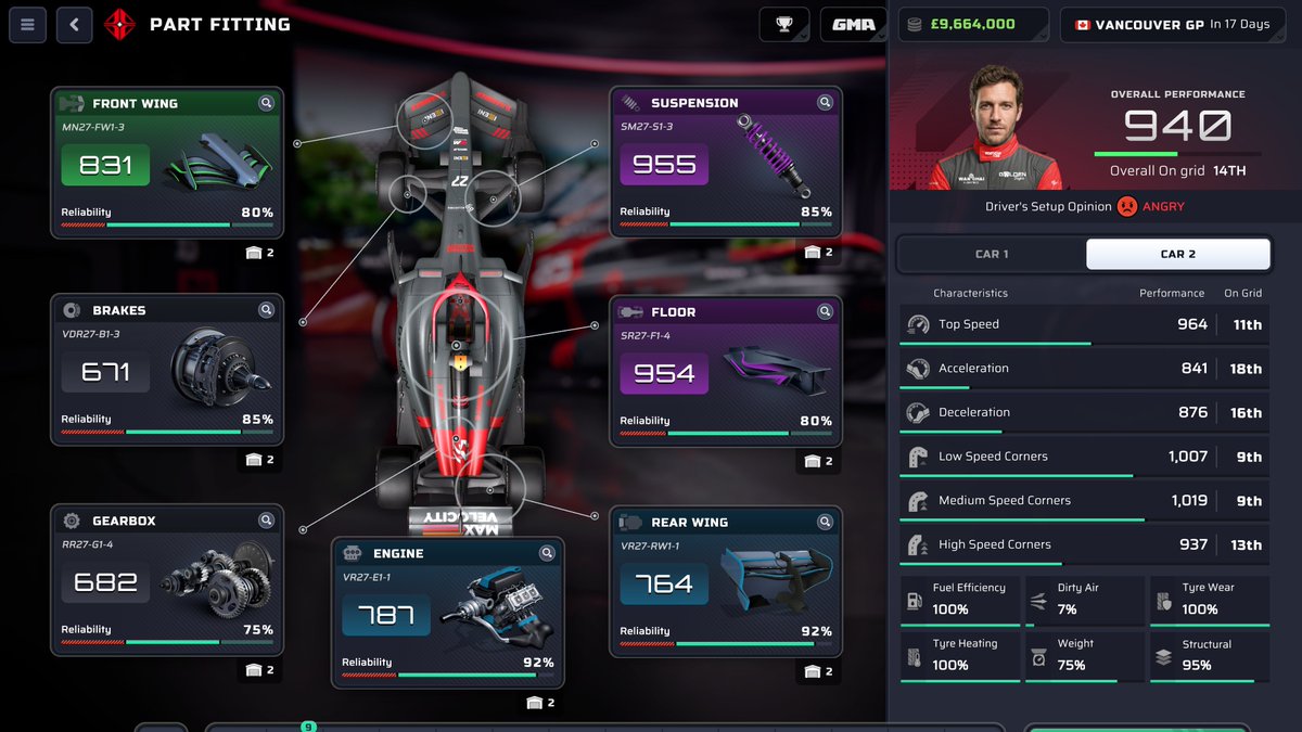 WorkTheSpace's tweet photo. Holy shit, this looks good. 🤯

Motorsport Manager 2 First Look 
- Single-seater, GT, Endurance, and Bike series
- New dynamic weather system
- Detailed Custom livery creator in-game
- First look at the UI

...I'm liking what I see. https://t.co/LRuGJ1Kpkq
