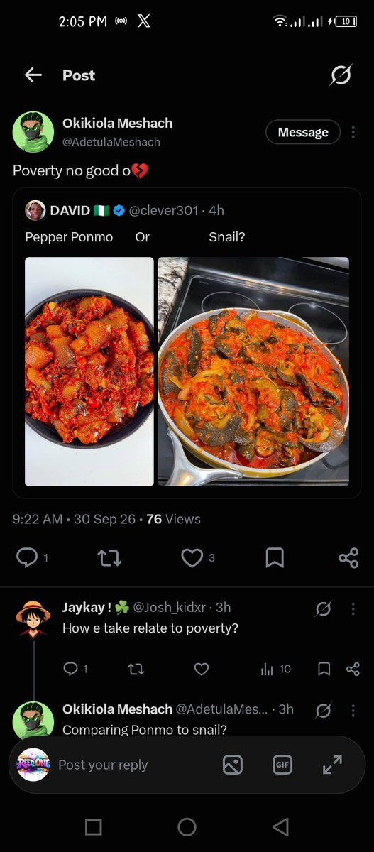 REED_ONE001's tweet photo. Tf is this conversation 
🤣🤣 https://t.co/1JsM7e3G5i