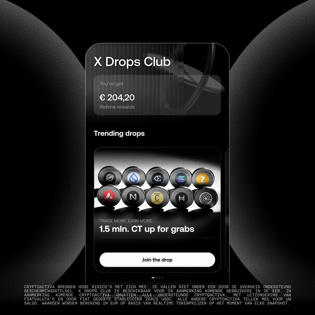 OKXDutch's tweet photo. solana:LiQGy5qmqx5tuzeh1osZHsT6DRcQEyUTsGFkGKVpump van @ConcreteXYZ, nu op OKX en de headliner van deze ronde X Drops Club 🪂

→ Verdien uit een pool van 1,5 miljoen solana:LiQGy5qmqx5tuzeh1osZHsT6DRcQEyUTsGFkGKVpump
→ Doe mee en handel in: solana:LiQGy5qmqx5tuzeh1osZHsT6DRcQEyUTsGFkGKVpump, $SOL, $ZEC, $NEAR, $ENA, $SUI, ethereum:0xfaba6f8e4a5e8ab82f62fe7c39859fa577269be3, hedera-hashgraph:native, $AVAX, stellar:native
→ CT-handelsvolume telt 3x mee

Doe nu mee: https://t.co/cTJ8IEWPVU