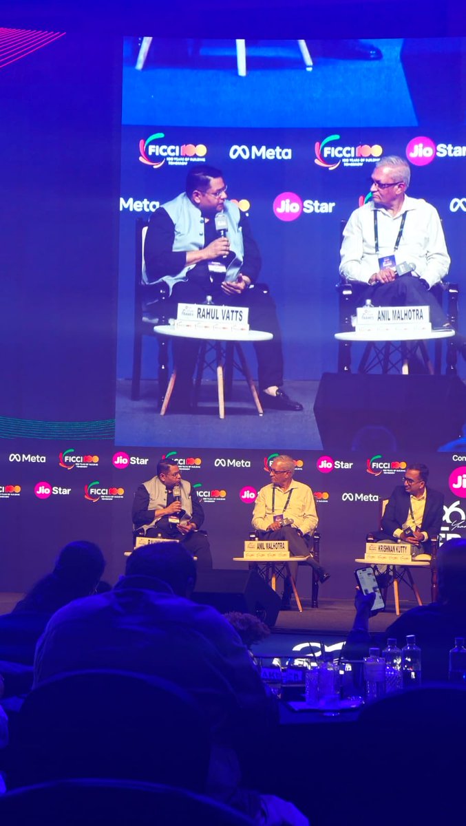 CreativeFirstIN's tweet photo. Give the flexibility to each platform to decide the way they want the customer to access the product. The regulation has to be based on principles. 
- Rahul Vatts
#FICCIFRAMES2026
@FICCIFRAMES https://t.co/uGttQK3JMa