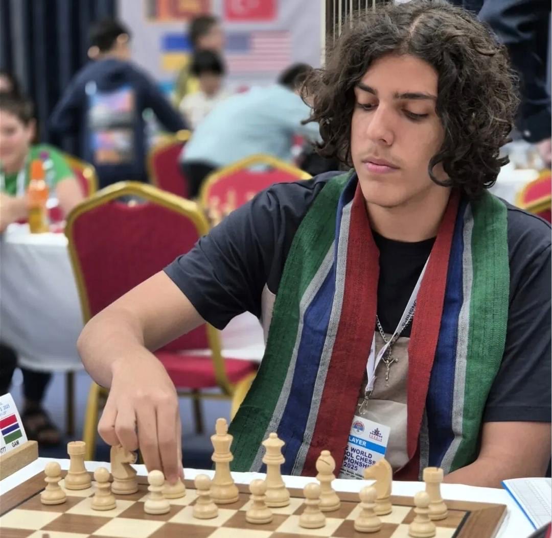 thegiftofchess's tweet photo. Well done Matthew 🇬🇲 https://t.co/758zygZA8F