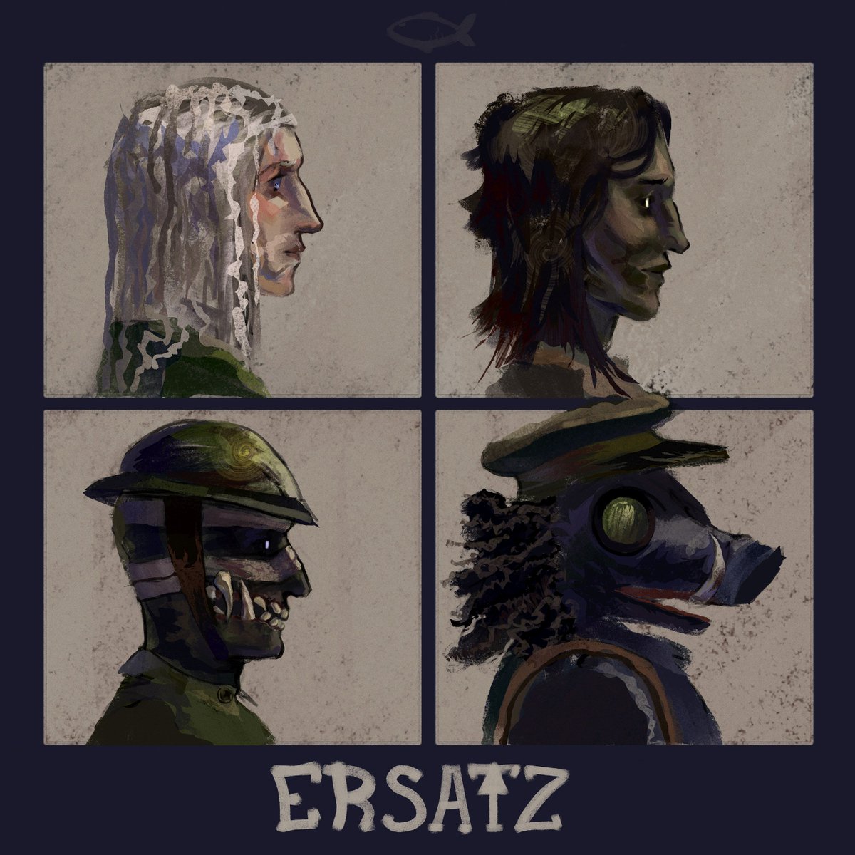 Chihzc7a's tweet photo. #ersatz × #Gorillaz https://t.co/7QCub4jHgw