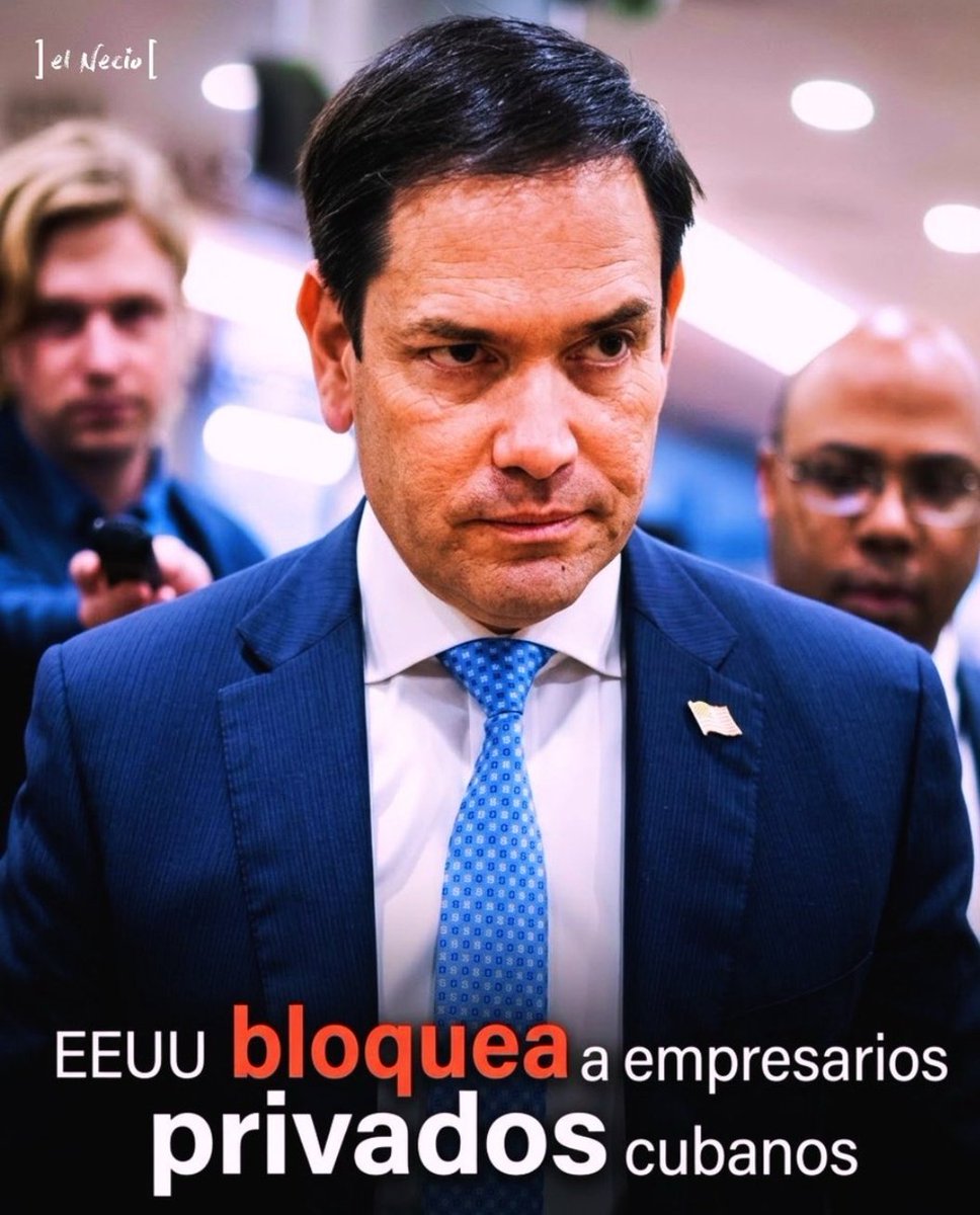 DefendiendoCuba's tweet photo. Marco Rubio acaba de sancionar al sector privado de #Cuba. Acaso las sanciones no eran contra el GOBIERNO⁉️👇

Están atacando a las Mipymes, a los Emprendedores...

‼️El gobierno prepotente trata de asfixiar a Cuba entera‼️ 

#CubaNoEsUnaAmenaza, el bloqueo sí

#DefendiendoCuba🇨🇺 https://t.co/cqZLJG5Bv4