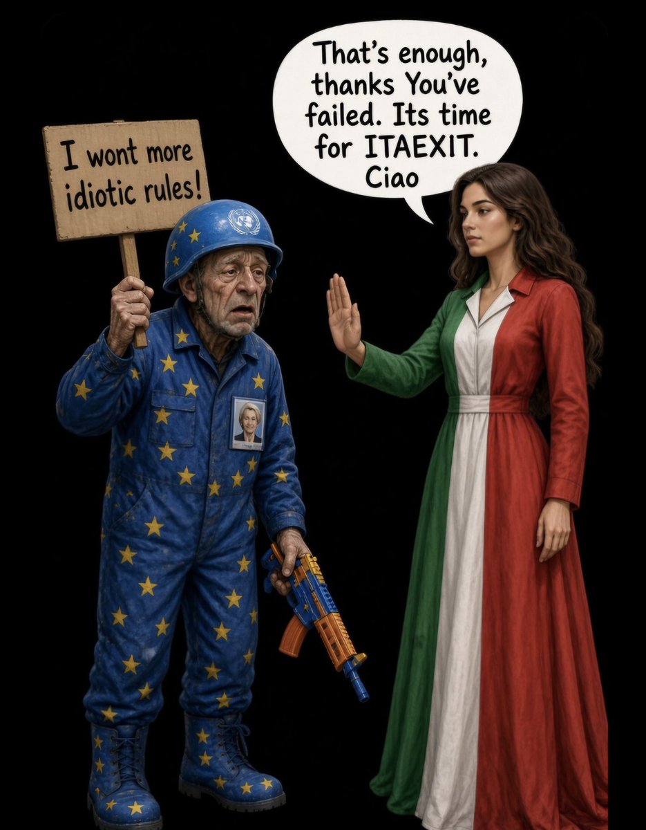 XXBioLogicLulla's tweet photo. #ITAExit
🇮🇹EXIT eu https://t.co/5tEyqKKGCX
