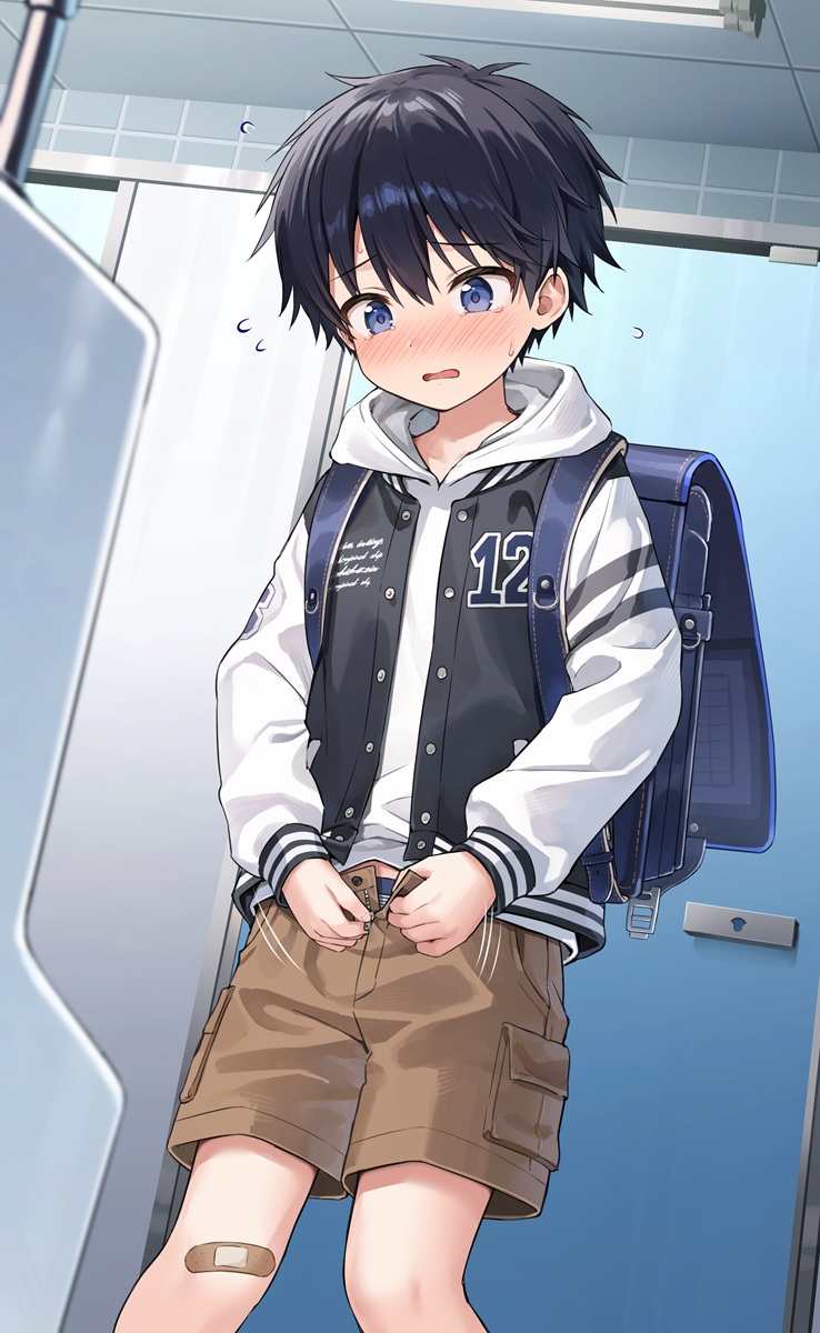 kabosudachin2's tweet photo. 漏れそうなのにチャックが噛んじゃった子🚽💦 https://t.co/94eNUbwqml