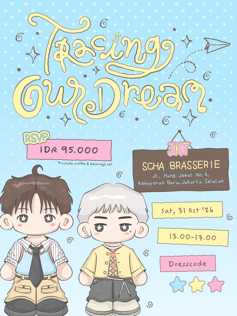 TracingOurDream's tweet photo. ⟡𖦹 Tracing Our Dream 𖦹⟡
Riwoo &amp; Woonhak Birthday Cafe Event

⌯⌲ Sat, 31 Oct 2026
⌯⌲ SCHA Brasserie
⌯⌲ RSVP: https://t.co/1XVIFmQh9V 

#TracingOurDream #두부즈 https://t.co/ITYJWcj9Qz