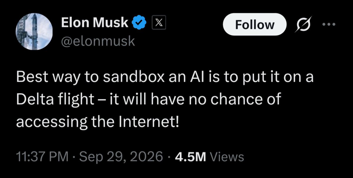 dggoldst's tweet photo. This is crazy but Elon Musk just stole my friend's joke and even emoji reacted to the original showing that he had read it https://t.co/fRiYC3u8Mc