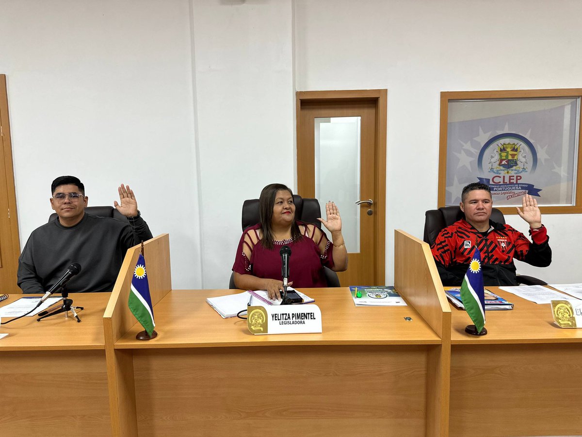 clepportuguesa's tweet photo. ¡Aprobado por unanimidad! 🇻🇪 Desde el CLEP respaldamos el acuerdo de la Asamblea Nacional en total apoyo a la participación de la presidenta (E) Delcy Rodríguez en la Asamblea General de la ONU. Un mensaje de unidad por una Venezuela soberana y de futuro. #CLEP #Portuguesa https://t.co/CBDLWOB11R
