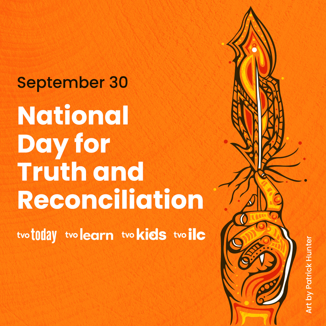 tvo's tweet photo. September 30 marks National Day for Truth and Reconciliation, a day to remember the children who never returned home and to honour Survivors and the generations affected by residential schools.

This year, Canadians can take part in a national moment of remembrance through Remembering the Children, the annual national commemorative gathering from Parliament Hill. 

The event brings together Survivors, Elders, Indigenous leaders, and First Nations, Inuit and Métis artists to honour the children and reflect on the lasting impacts of residential schools. Presented in partnership with @APTNtv , @CBC , @NCTR_UM and TVO

TVO will rebroadcast Remembering the Children at 7 p.m., giving audiences across Ontario an opportunity to take part in this national commemoration from home.

Every Child Matters.
