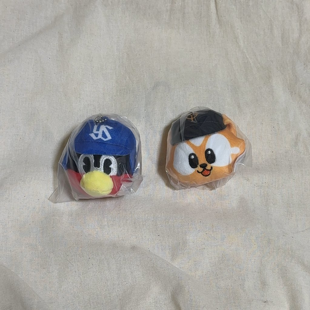omaocha's tweet photo. プロ野球マスコット フェイスぬいぐるみ
セ・リーグ ガチャ 交換

【譲】  つば九郎、ジャビット
【求】  スターマン

都内手渡し
お気軽にお声掛けください！ https://t.co/dSUal7QC4p