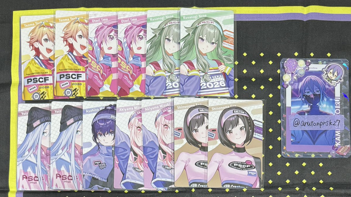 arutonprsk27's tweet photo. プロセカ エピカ 交換 たまごっち ZOZO コネライ クリフェス

譲: ミク リン レン ルカ KAITO MEIKO 一歌 咲希 志歩 穂波 みのり 遥 愛莉 雫 こはね 杏 彰人 冬弥 司 えむ 寧々 奏 まふゆ 瑞希 絵名

求: 4枚目 類

2枚以上での取引のみ
お気軽にお声がけ下さい🙇‍♀️ https://t.co/UnVVzxhB3K