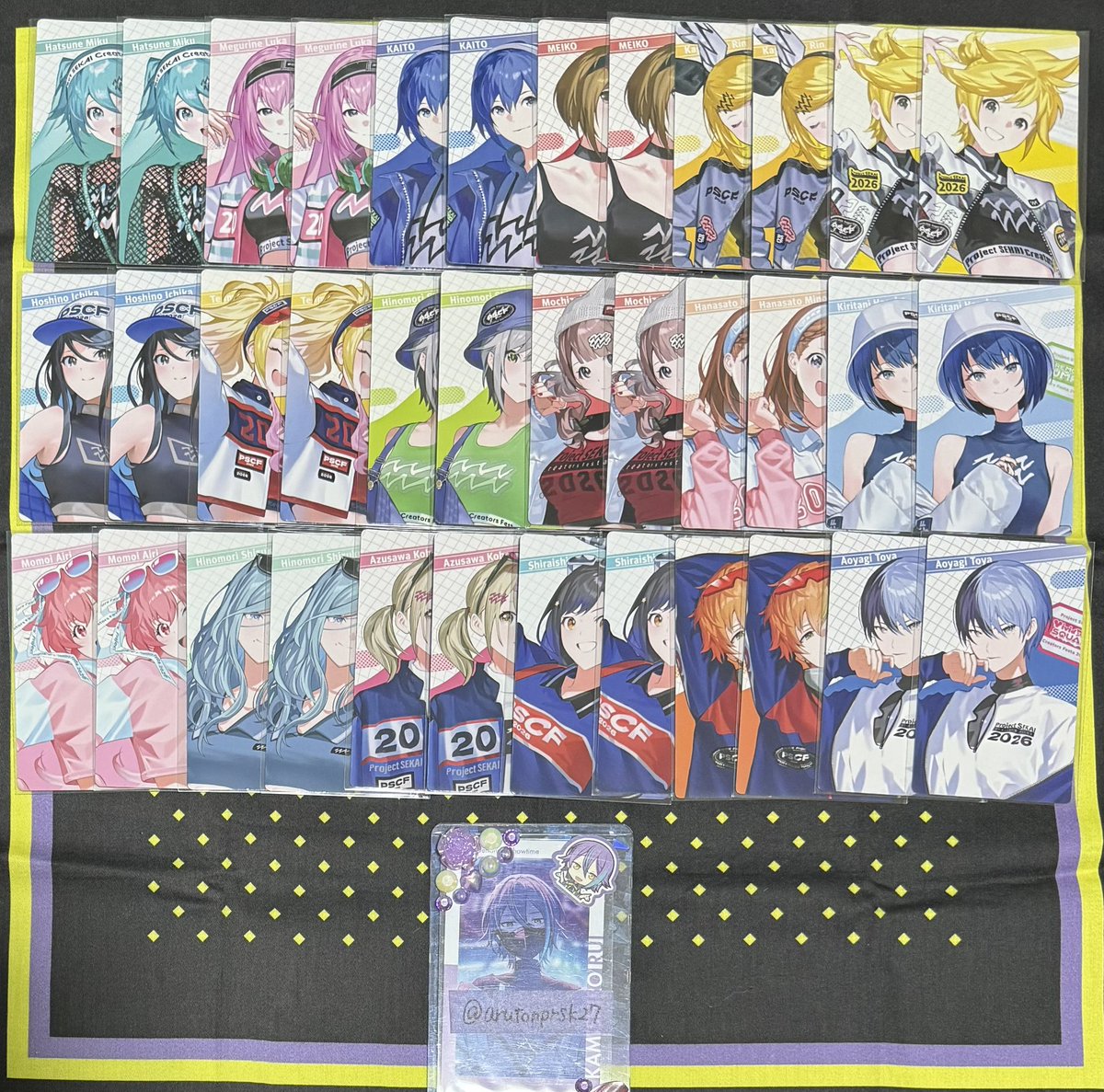 arutonprsk27's tweet photo. プロセカ エピカ 交換 たまごっち ZOZO コネライ クリフェス

譲: ミク リン レン ルカ KAITO MEIKO 一歌 咲希 志歩 穂波 みのり 遥 愛莉 雫 こはね 杏 彰人 冬弥 司 えむ 寧々 奏 まふゆ 瑞希 絵名

求: 4枚目 類

2枚以上での取引のみ
お気軽にお声がけ下さい🙇‍♀️ https://t.co/UnVVzxhB3K
