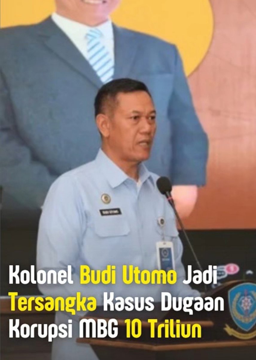 awikuchuz's tweet photo. 1 KOLONEL SAJA NYOLONG 10 TRILIUN.
BGM DG BEBERAPA JENDRAL?
Kubilang MBG dan KOPDES itu PROYEK BANCAKAN PARA MALING YG DISEDIAKAN ATM TANPA SATPAM

SUDAH 50.000AN KERACUNAN KORUPSINYA JUGA PULUHAN TRILIUN.

MELANJUTKAN MBG ITU SAMA DGN MERACUNI SISWA DAN MENGENYANGKAN MALING. https://t.co/XgDM6UssoO