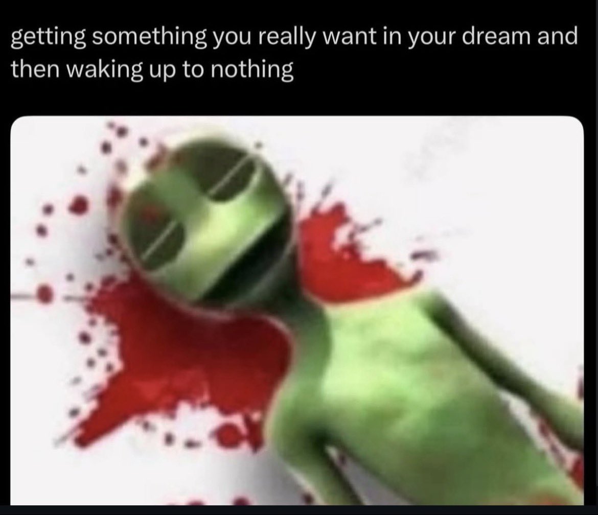 meatfilledpie's tweet photo. waking up still fat https://t.co/kev28FpHz4
