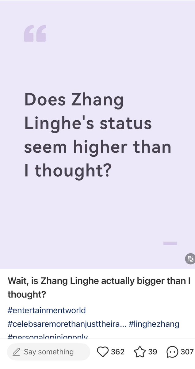 Mil_laHe271230's tweet photo. C-Netz in xhs seems surprised and ‘in-awe’ with #Zhanglinghe’s recent fame all over China, these days😀🤭

Cant agree more! 👇🏼

Zhang Linghe is proven to be EVERYWHERE. As verified by non- fans..

Fame is well deserved for a person like him. 

Prouder for my Baobei! 🤩 https://t.co/16HqaG6xBa