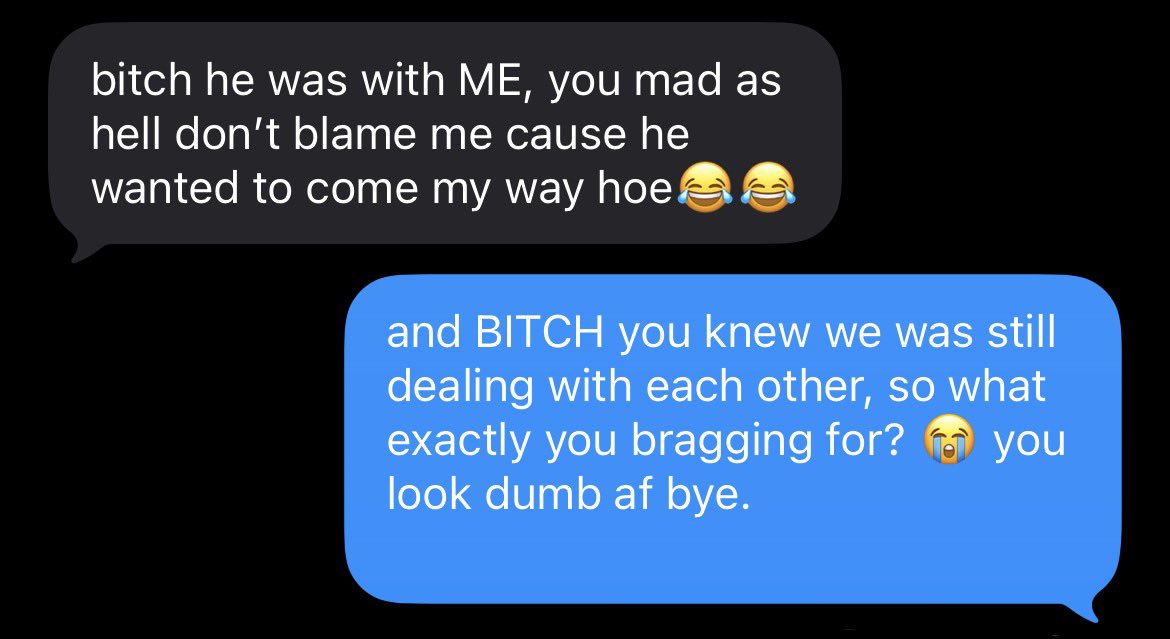 lifewabarbiee's tweet photo. @jaaayduuuh Bitch lost her rabbit ass mind go play😂😭😭😭 https://t.co/Rwi2QIwWsZ