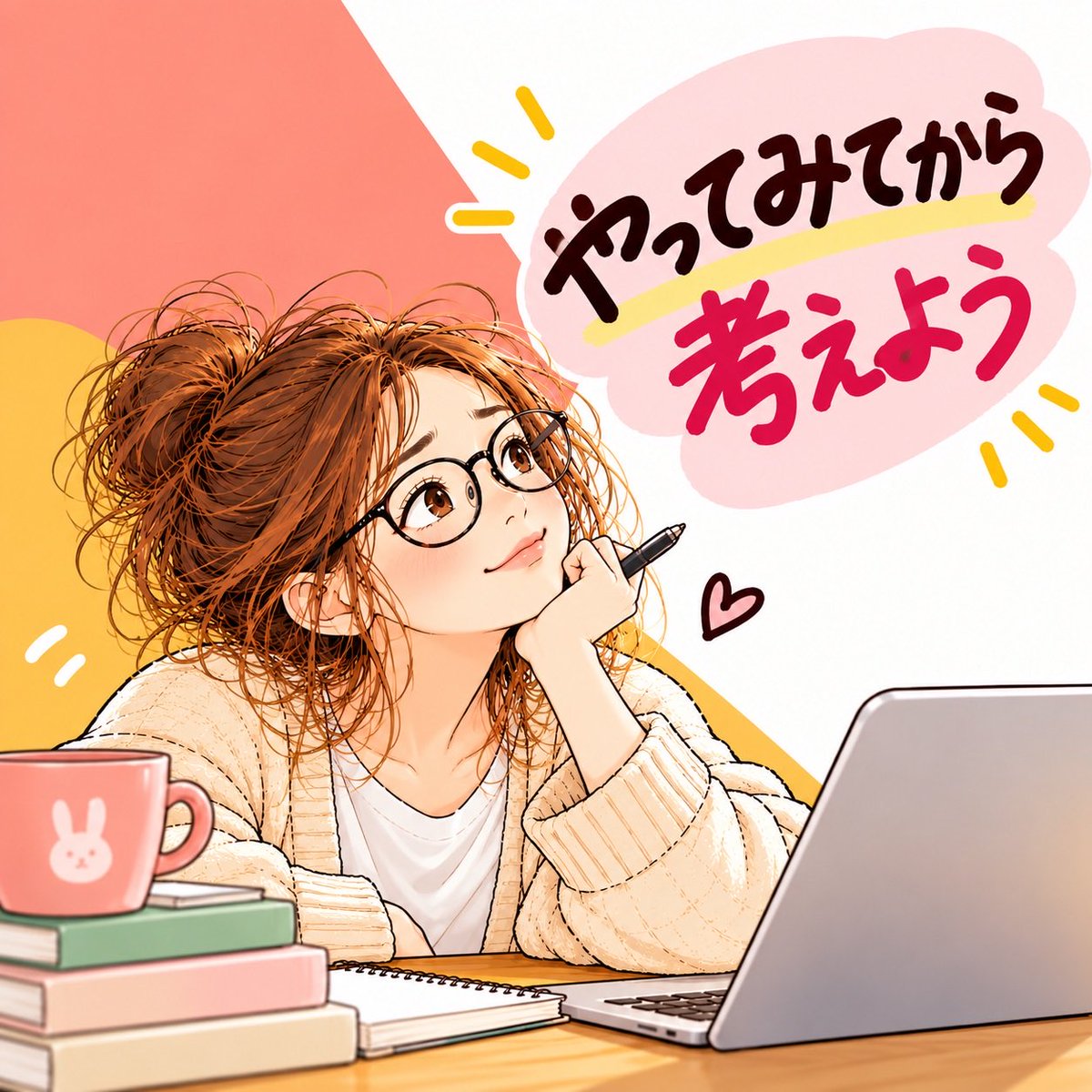 5656Aki22's tweet photo. 47歳になって思う

「もっと早く始めればよかった」
って思うこともあるけど

たぶん今だから
やろうと思えたんだよね

子育てもして
仕事もして
いろいろ経験して

今になって
「自分のための人生も作りたい」
と思うようになった

遅いかどうかは
やってみてから考えよう😌 https://t.co/yy5iJKPAqt