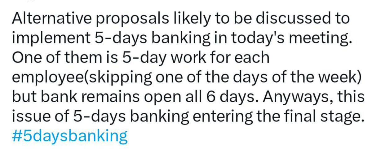 MonuMahiya007's tweet photo. I am not Ready for this , and you Guys ? 

#5dayWeekandFairPLI #5DayWorkWeek #BankersDemand5Days #BankersVoice #BankersDemand @AIBEAofficial @aiboc_in @AirrbeaOfficial @UFBUIndia @Hellobanker_in #5daysweek https://t.co/JhRh66MUfc