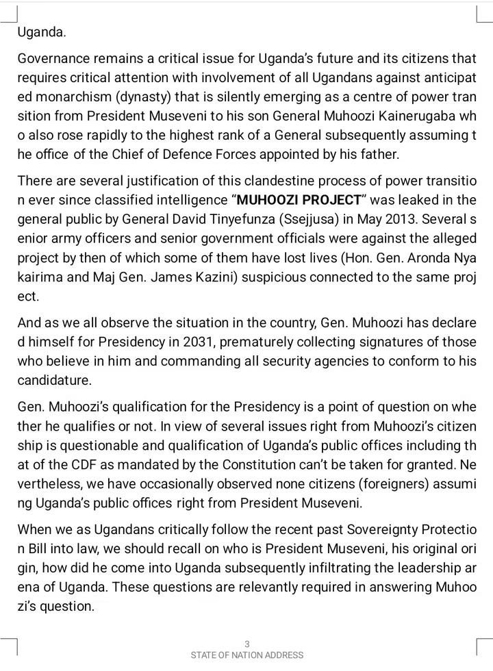 KampalaJournal's tweet photo. State of the nation address by Lt. Mabong detailing the horror in the safe house/basement

Share widely https://t.co/jCgGZ1rR56