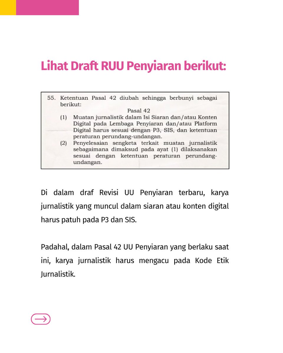 remotivi's tweet photo. Kode etik jurnalistik dicabut > diganti P3 dan SIS > konten jurnalistik dibawah pengawasan KPI > komisioner KPI diusulkan DPR https://t.co/Y7TgBGDL6C